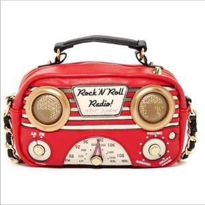 Betsey Johnson Limited Edition Radio Bag RARE